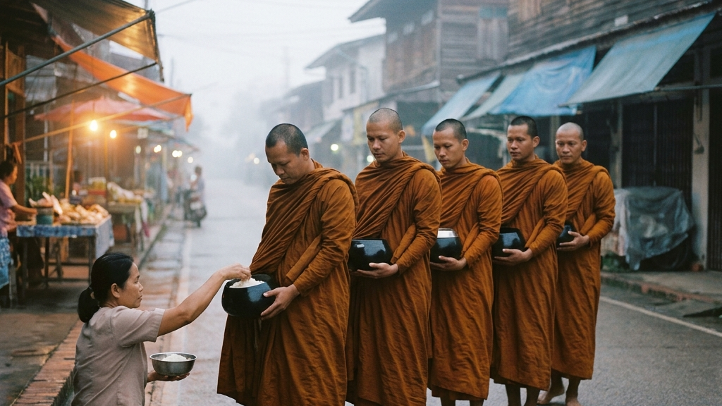 The Monk Does Not Say Thank You