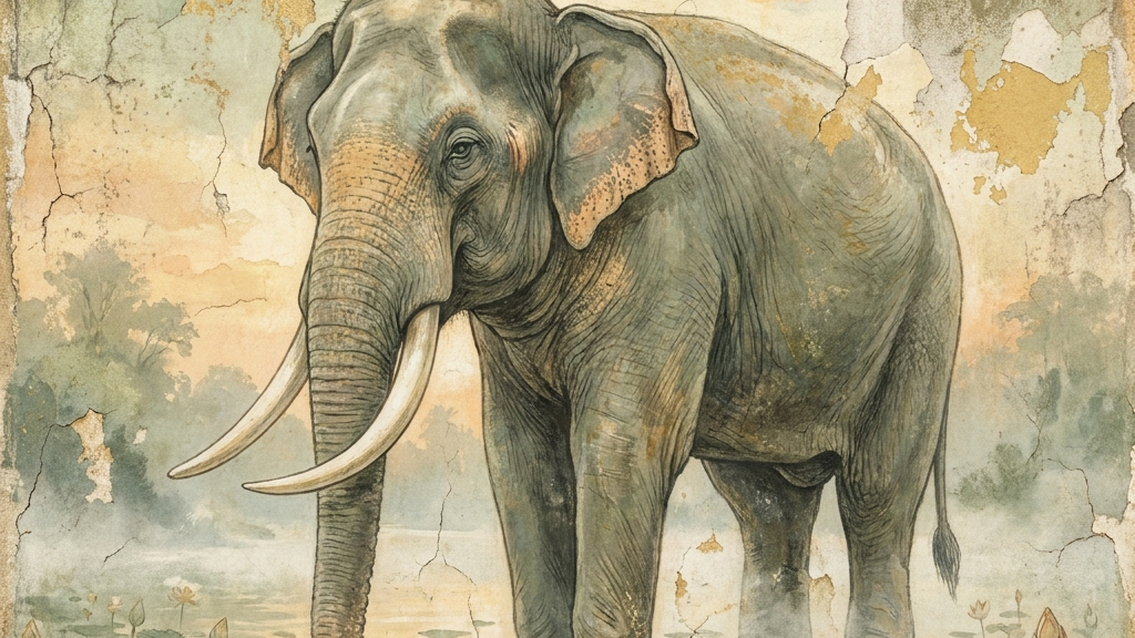 The Elephant Who Cut Off His Own Tusks: A Buddhist Story About the Grudge You've Been Feeding
