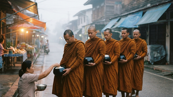 The Monk Does Not Say Thank You
